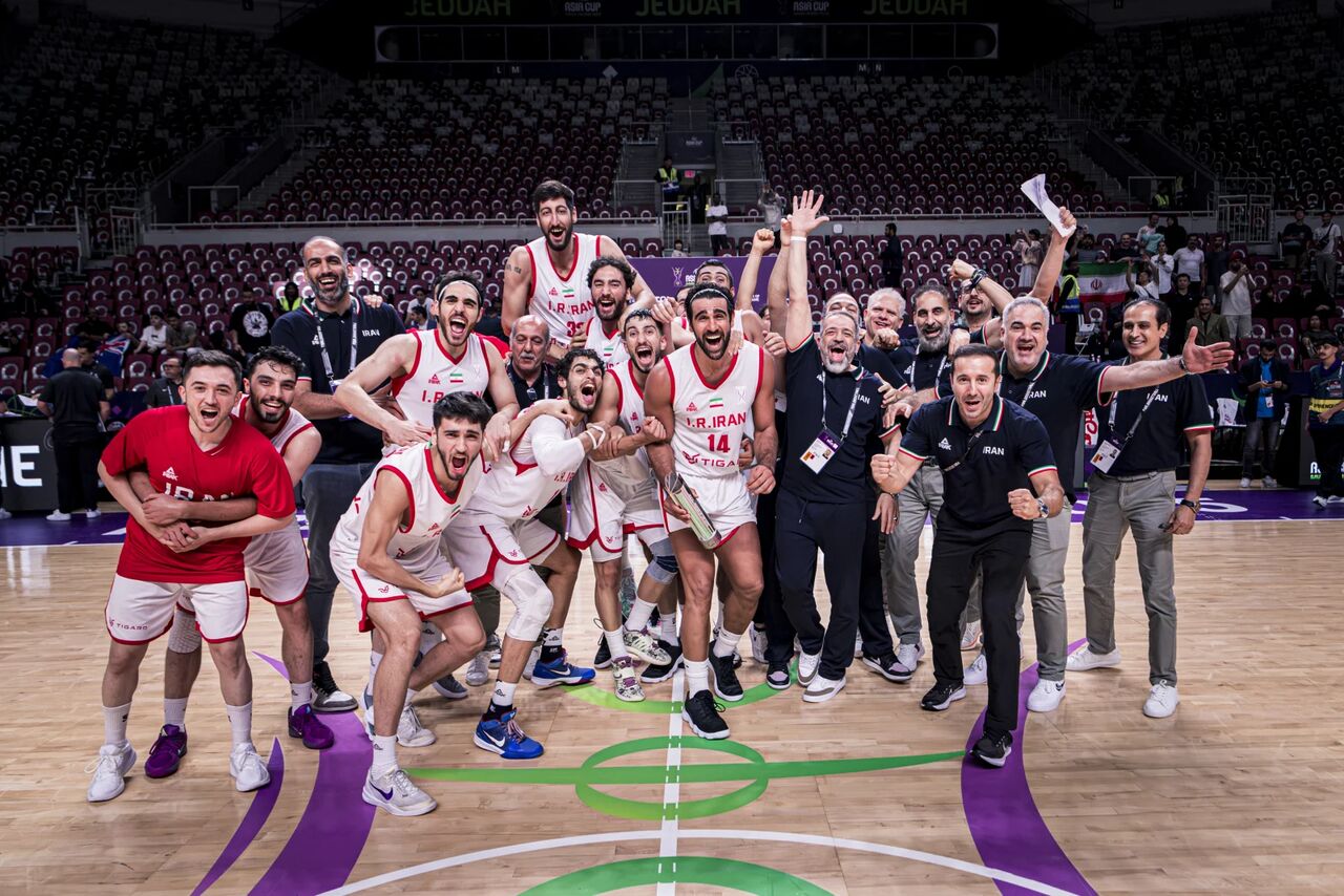 صعود ۲ پله‌ای ایران در آخرین رده‌بندی فدراسیون جهانی بسکتبال