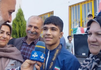 استقـبال باشـکوه از قهرمـان بازی‌هایی آسیایی جـوانان