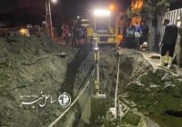 عملیات نیمهشب آبفای مازندران برای پایداری آب خانوادههای دو شهر